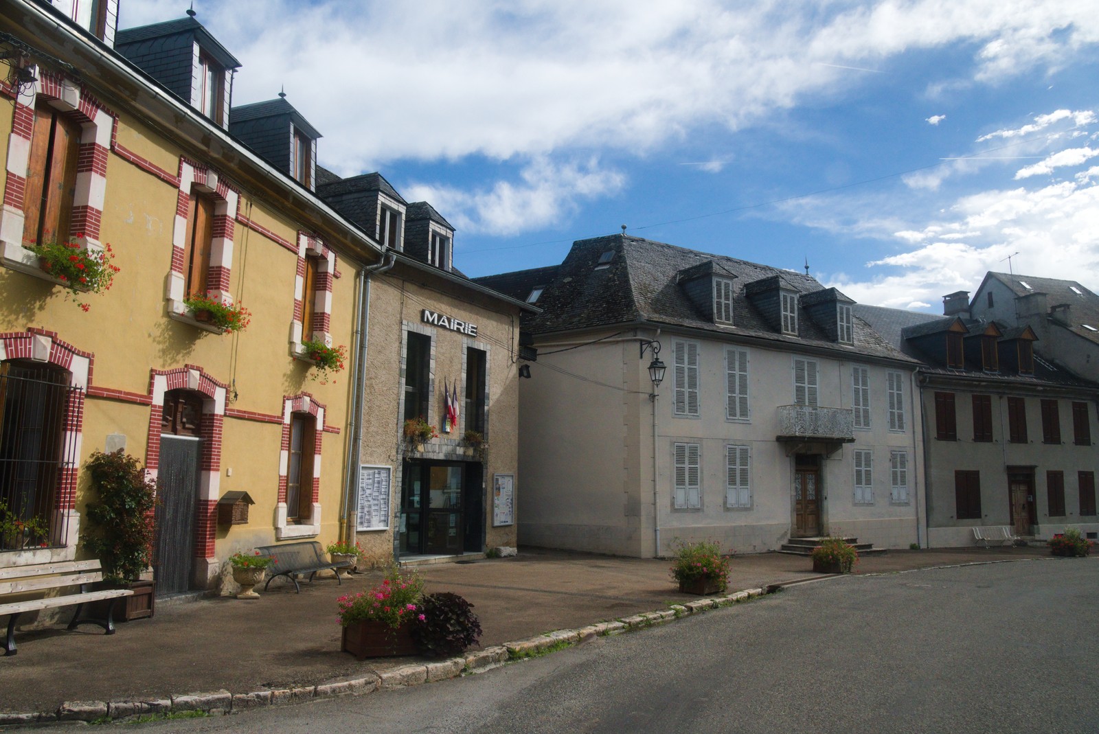 La mairie de Sentein, Ariège